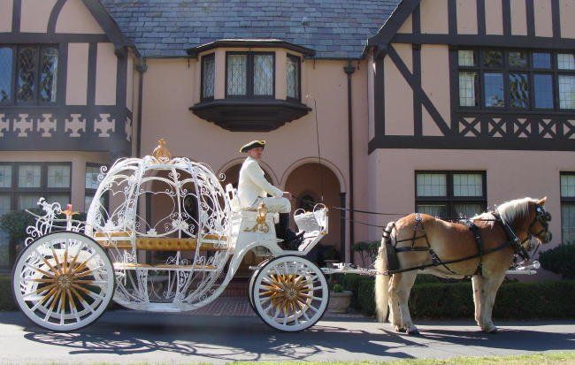 Cinderella Coach Carriage — Oakley, CA — Fancy Ferriage by Horse and Carriage