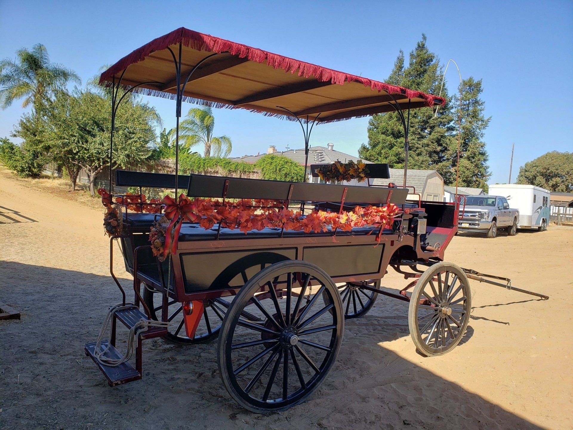 Hotel Surrey — Oakley, CA — Fancy Ferriage by Horse and Carriage