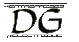 Un logo noir et blanc pour les entreprises dg electrice