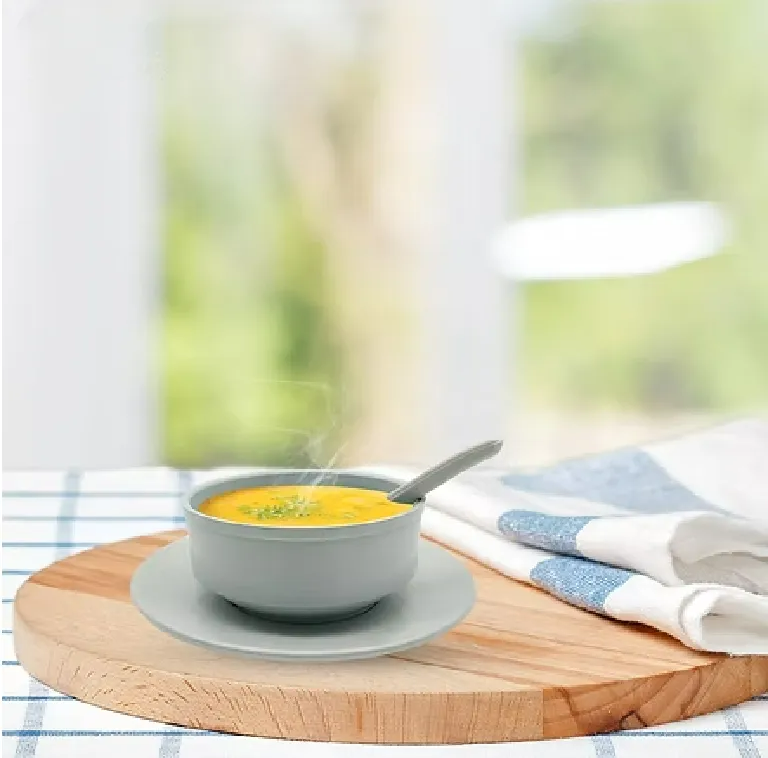 Bio Utensil Bamboo Fiber Set Of 4 Soup Bowl Set