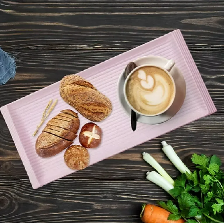 Bio Utensil Bamboo Fiber Serving Tray