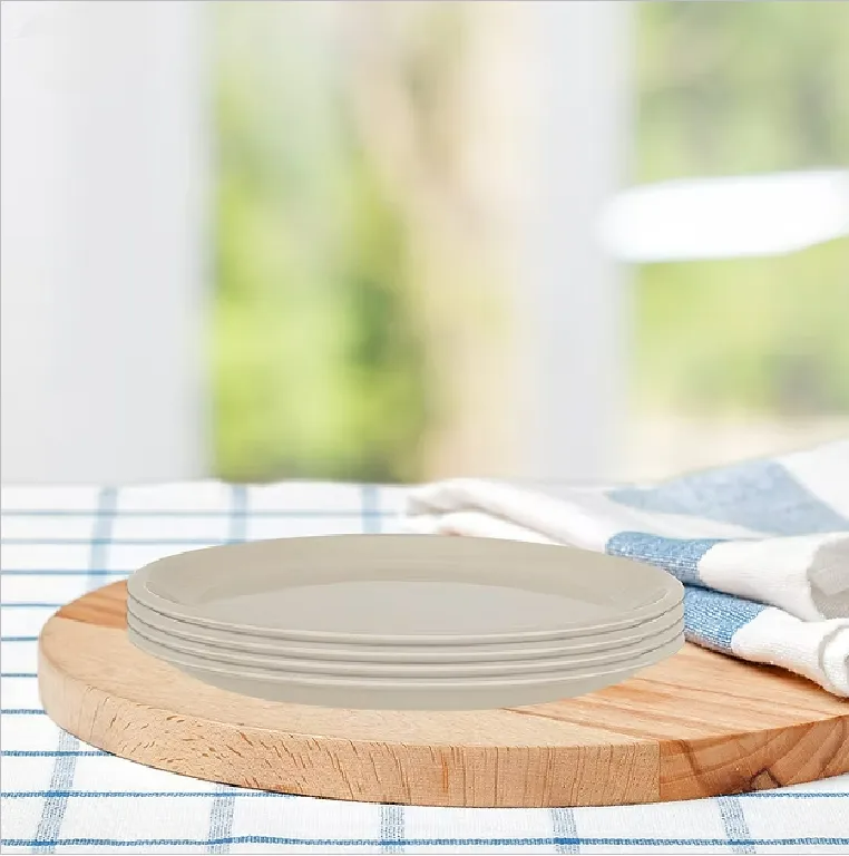 Bio Utensil Bamboo Fiber Set Of 4 Half Plate