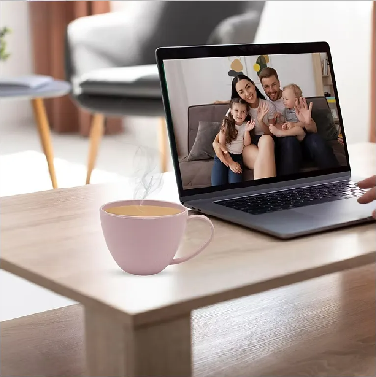 Bio Utensil Bamboo Fiber Set Of 4 Tea Cup