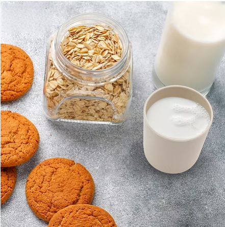 Bamboo Fiber Set Of 2 Milk Glass