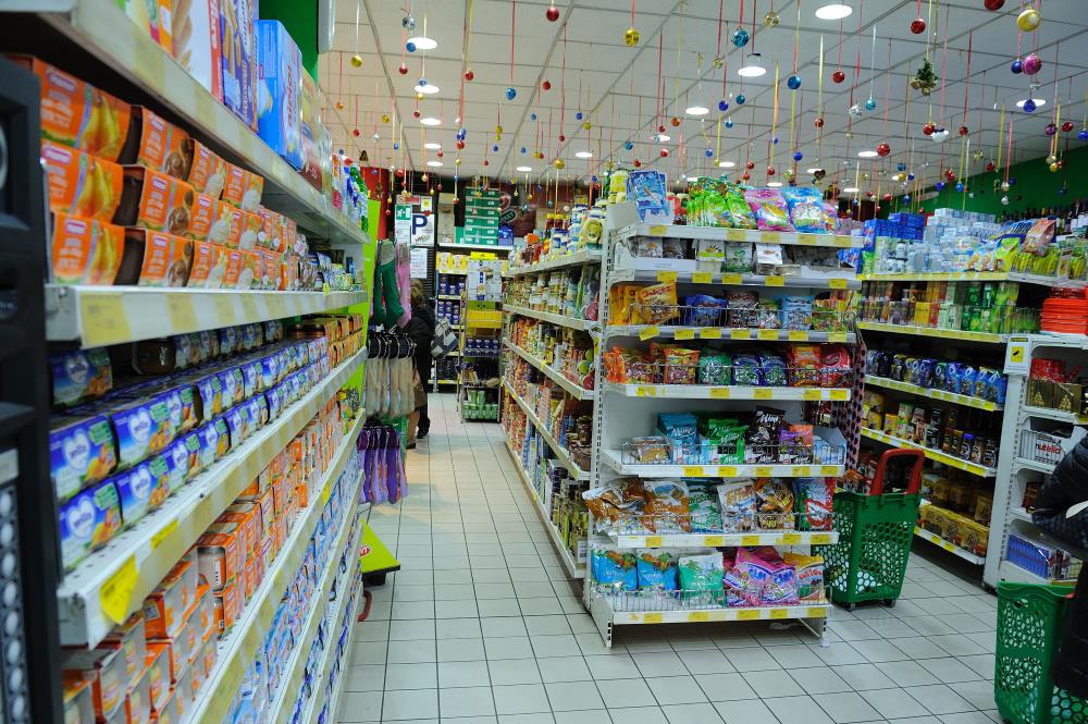 Reparto omogeneizzati di un supermercato