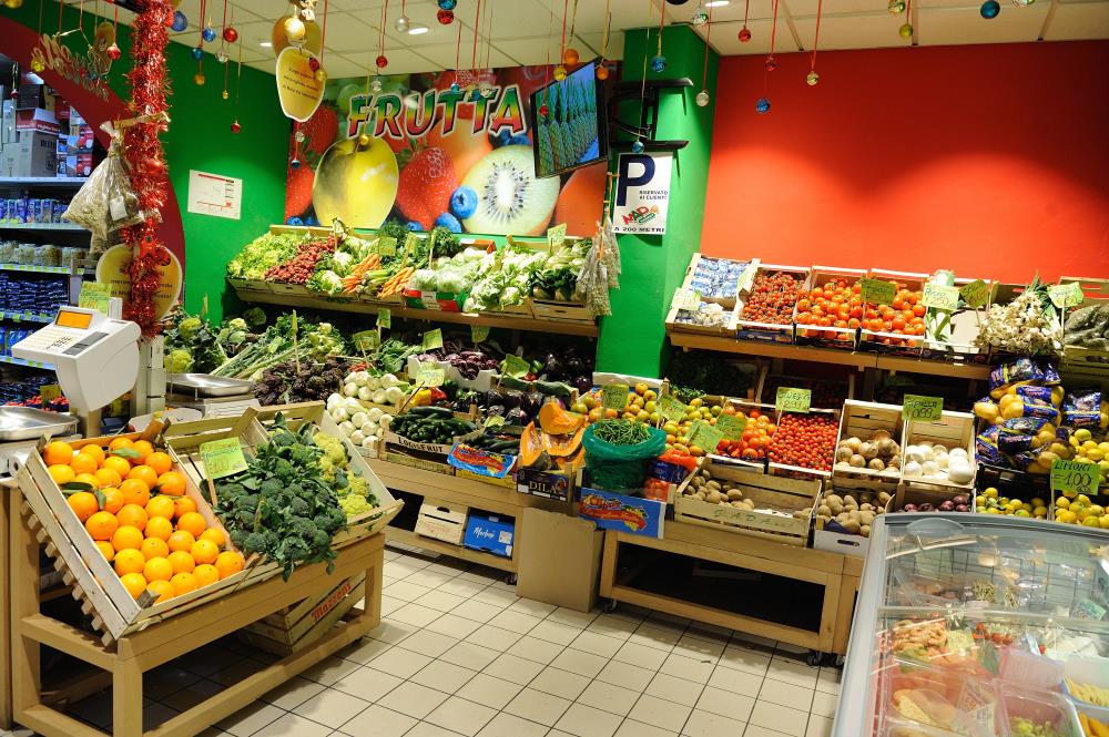 reparto ortofrutticolo di un supermercato
