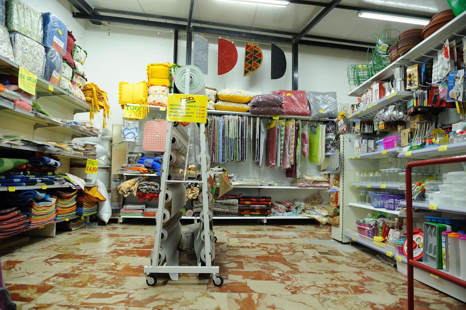 reparto di prodotti per la casa