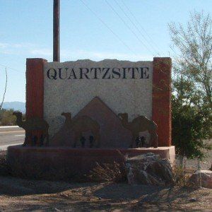 Quartzsite — Quartzsite Sign in Sun City, AZ