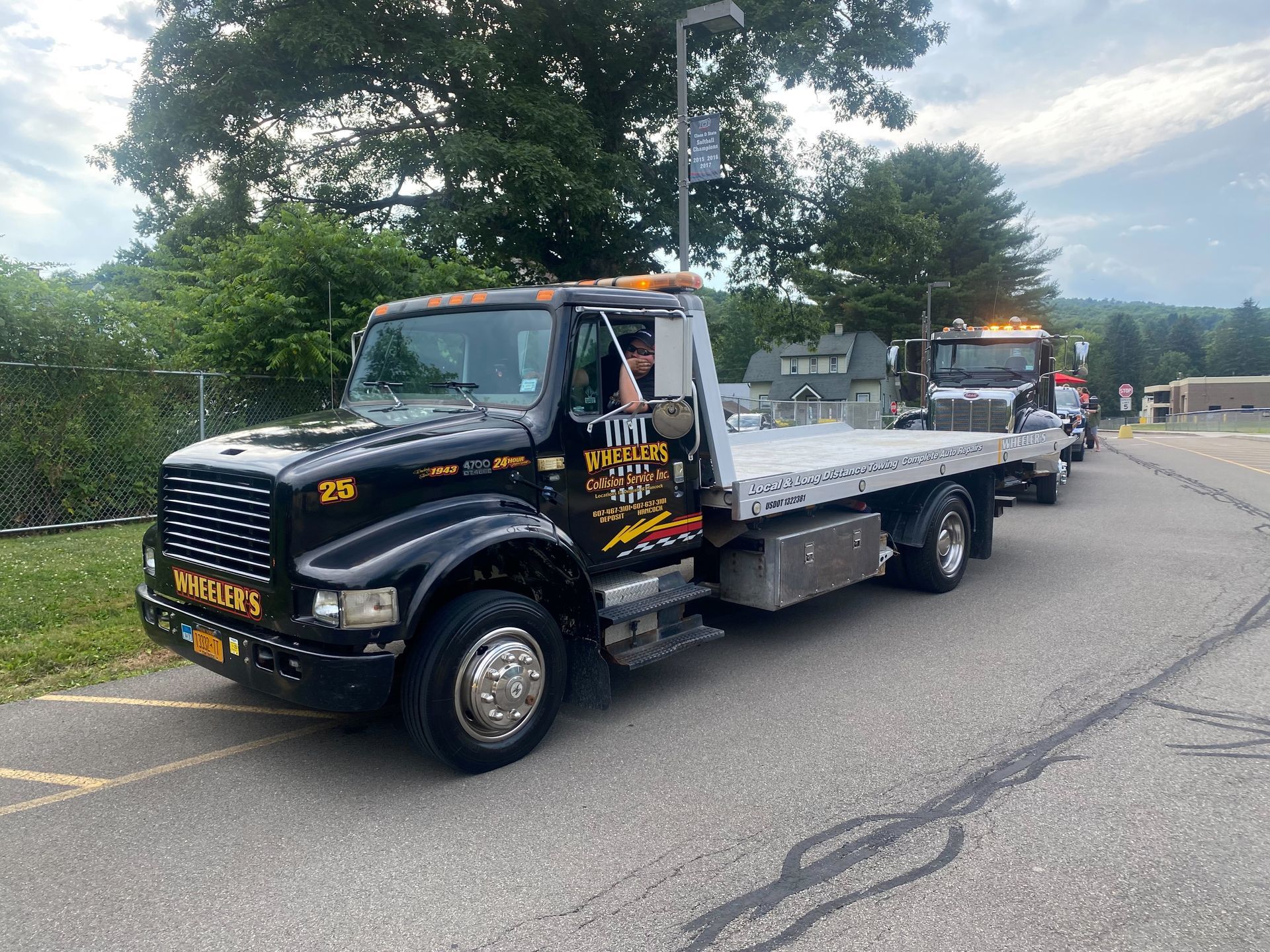 Side View of Tow Truck — Deposit, NY — Wheeler’s Collision