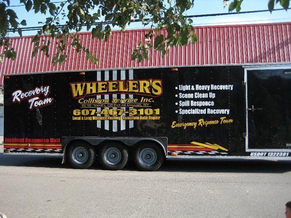 Black Truck — Deposit, NY — Wheeler’s Collision