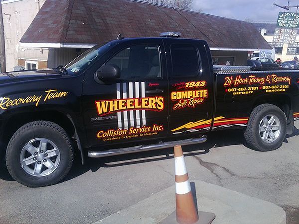 Service Vehicle — Deposit, NY — Wheeler’s Collision