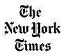 A black and white image of the new york times logo.