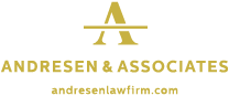 A logo for andresen & associates is shown on a white background.