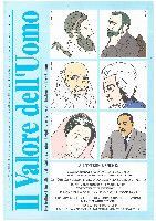 Manifesto con ritratti; titolo 