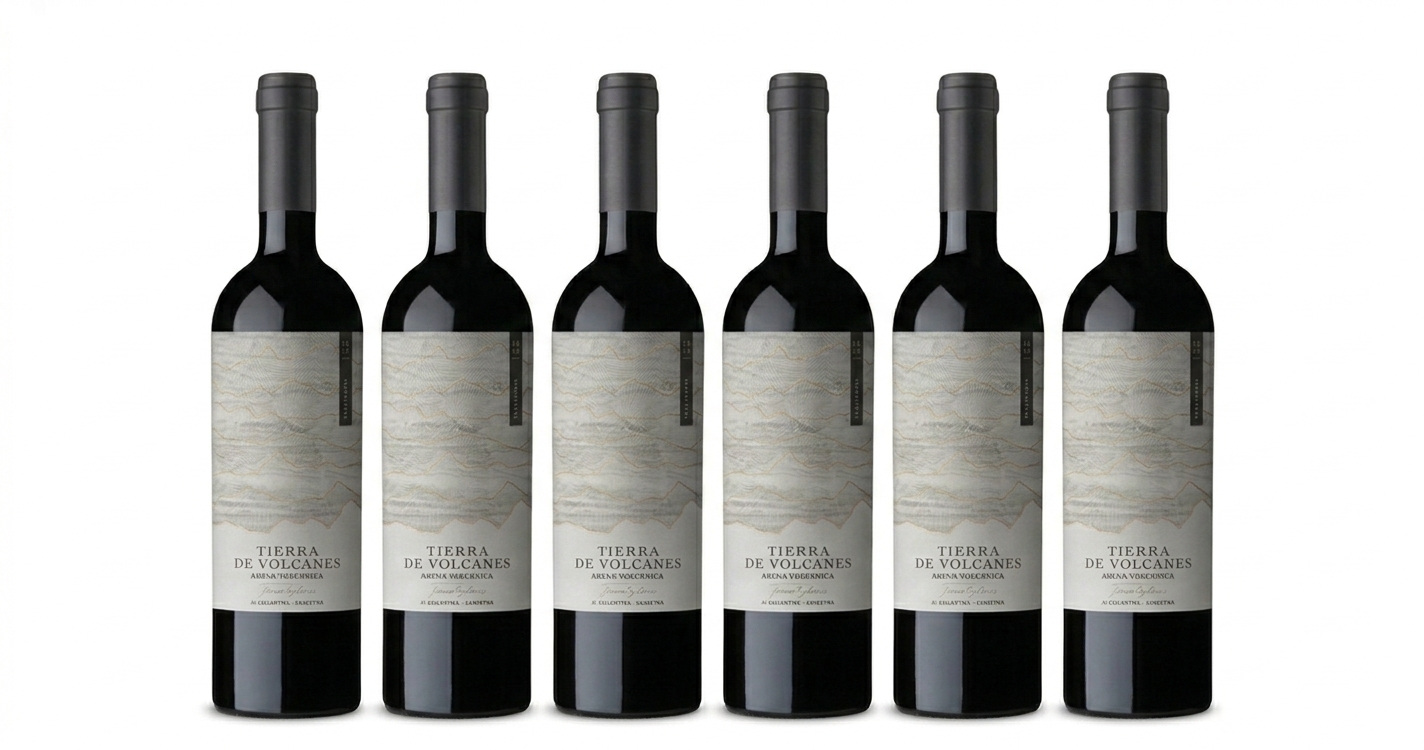 Vino Tierra De Volcanes - Malbec White Sand  Caja por 6 Botellas de 750 cc