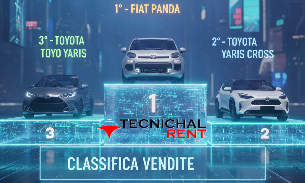 Ottobre 2025: la Classifica delle Auto Più Vendute in ITALIA