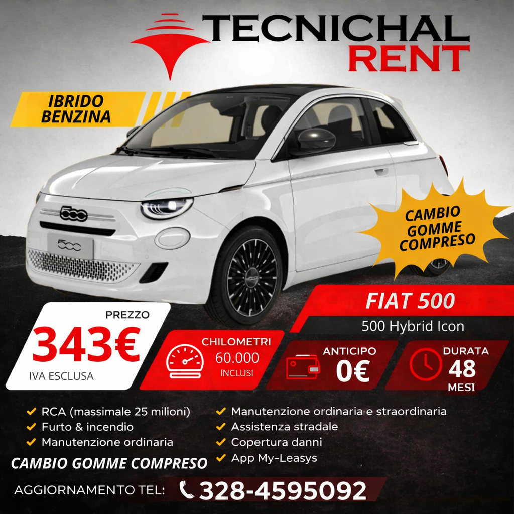 NUOVA FIAT 500 ICON HYBRID