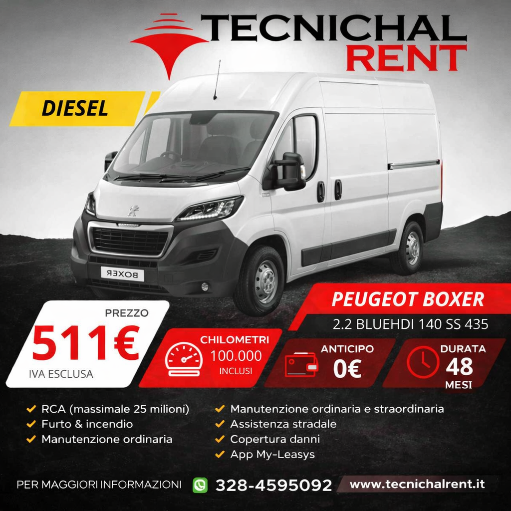 Peugeot Boxer 2.2 BlueHDI 140CV