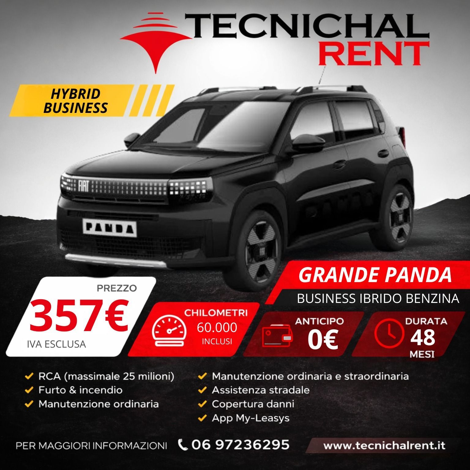 Fiat Grande Panda Business Ibrido Benzina