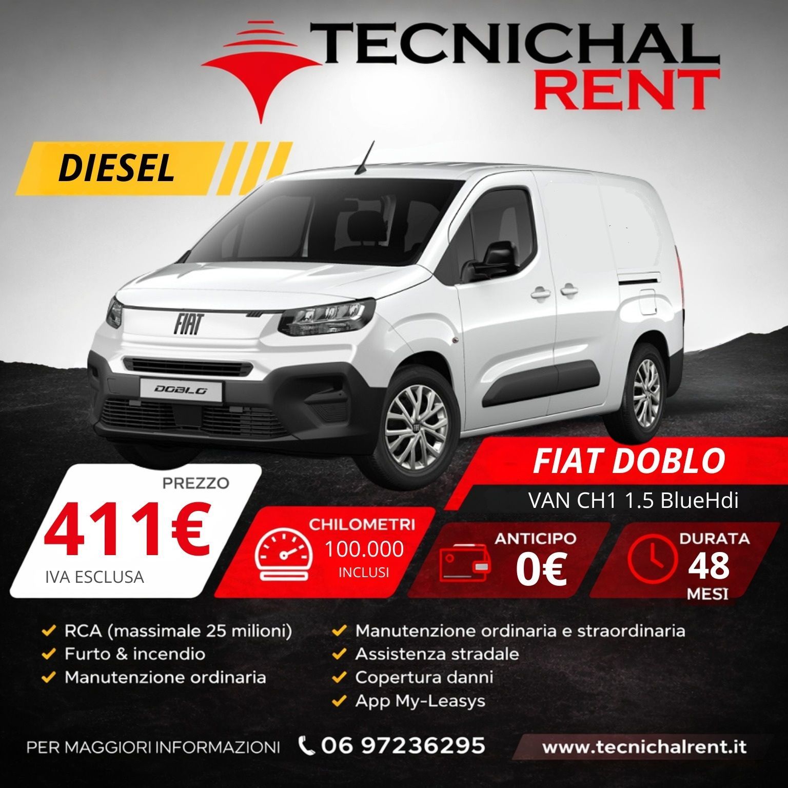 Fiat Doblò Cargo VAN CH1 1.5BlueHdi
