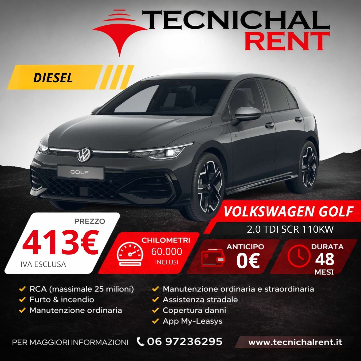 Volkswagen GOLF 2.0 TDI SCR 110KW