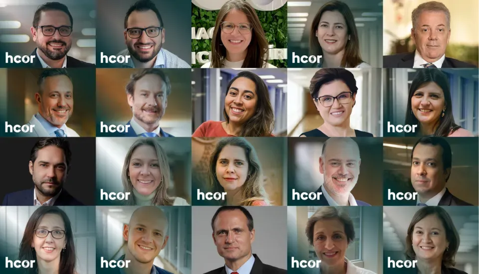 Professores renomados e líderes do Hcor