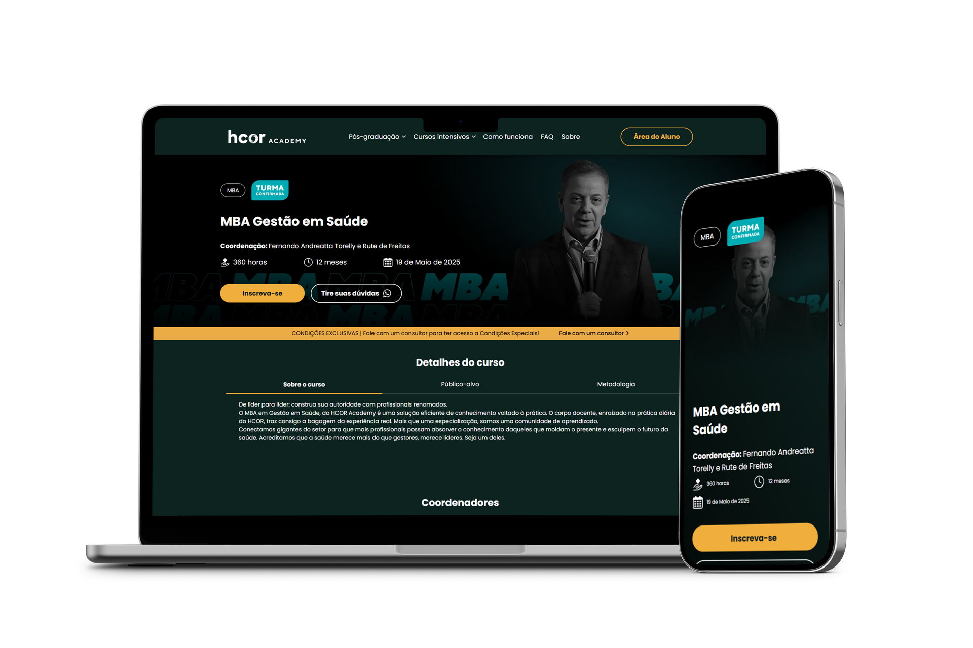 Um laptop está aberto em um site com duas mulheres nele.