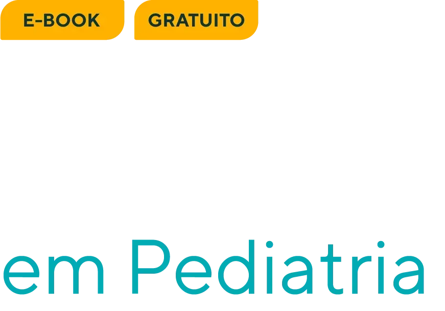 A palavra pediatria está em um fundo branco