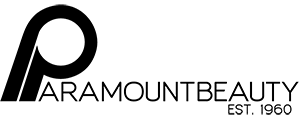 The logo for paramount beauty was established in 1960