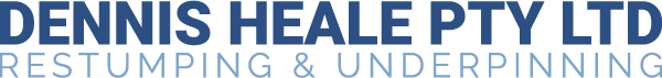 Dennis Heale PTY LTD Restumping & Underpinning logo
