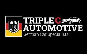 The logo for triple c automotive german car specialists