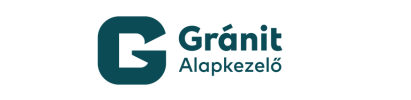 Logo of Gránit Alapkezelő, a financial institution. The logo features a teal 