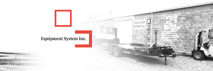 Equipment Systems Inc. logo with a trailer and forklift in front of a brick building.