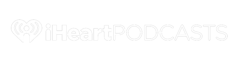 Iheart podcasts logo on a white background
