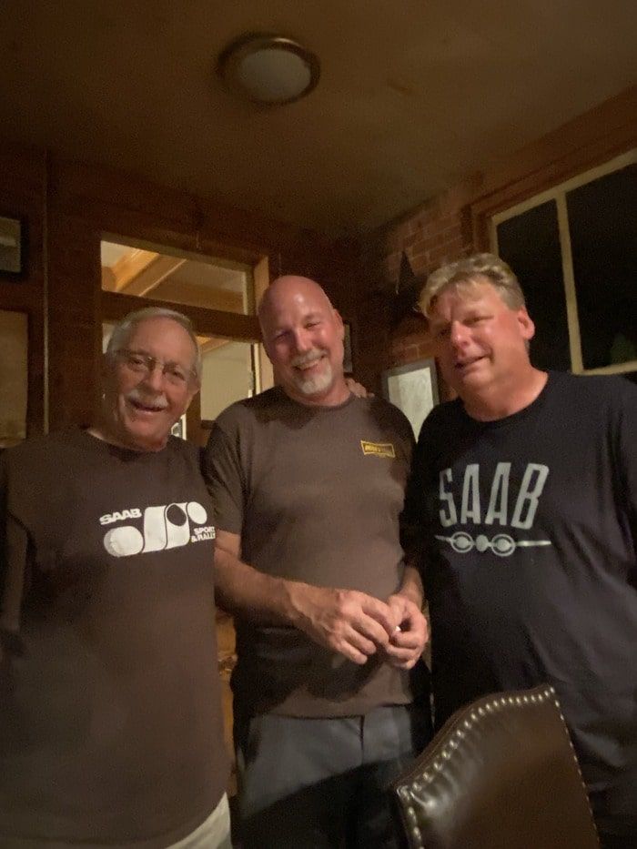 Rich and Friends at Saab Conference