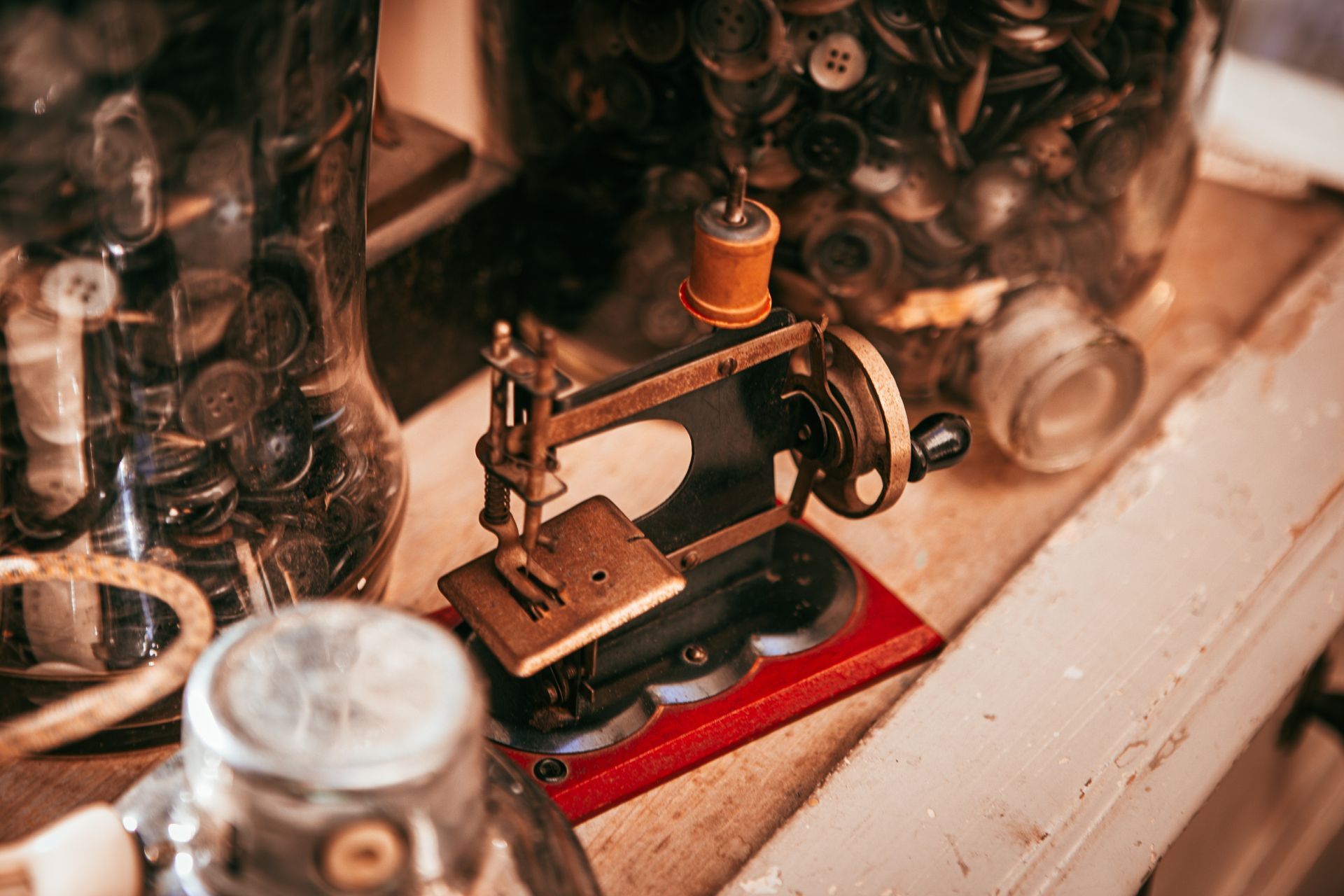 Antique sewing machine