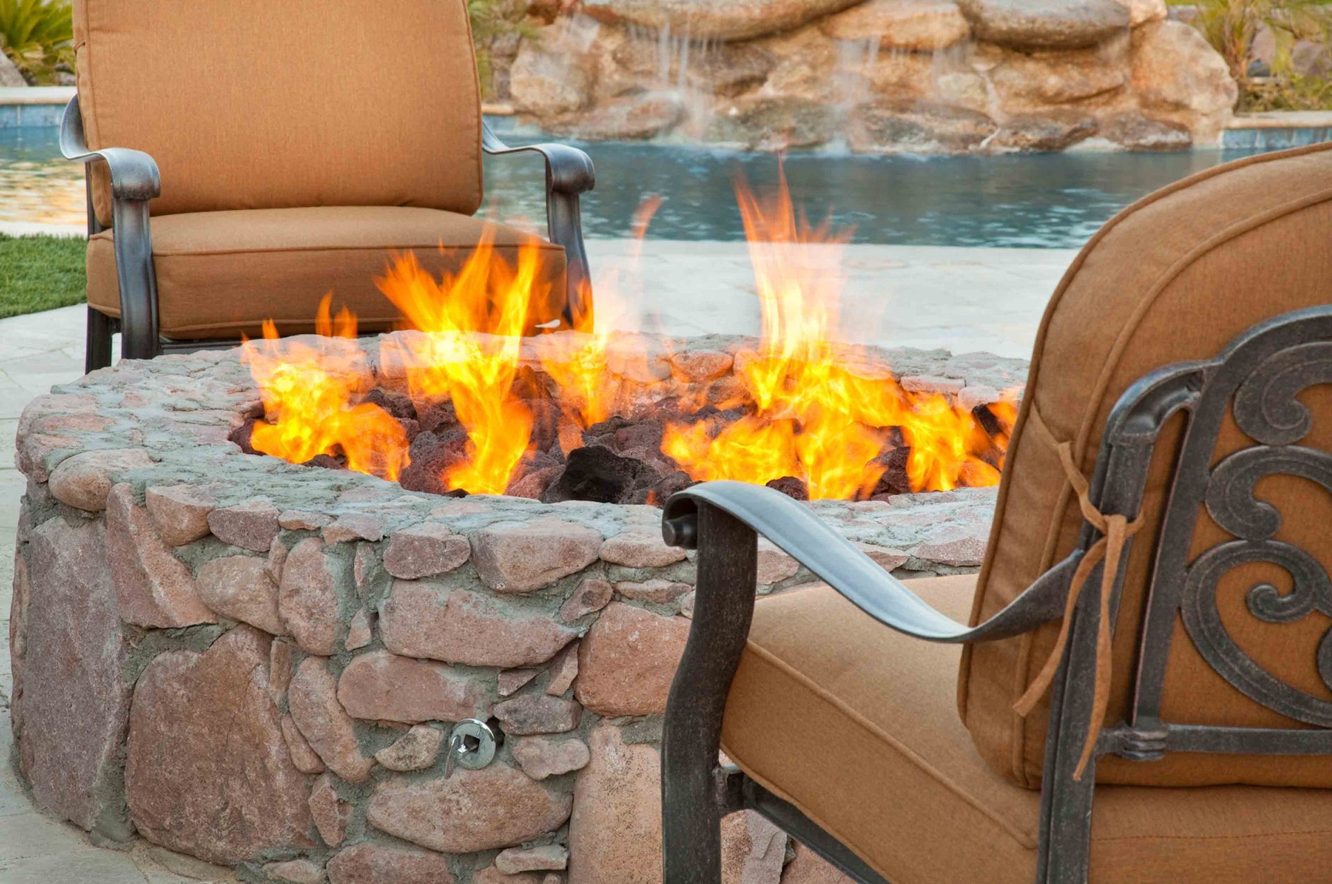Outdoor Fireplaces — Hyannis, MA — DF Landscaping