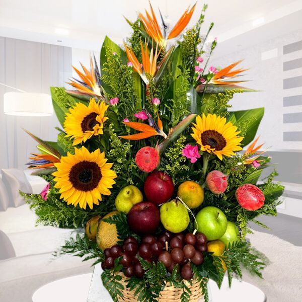 MANDALA ESTILO FLORAL - Arreglos Florales Frutales