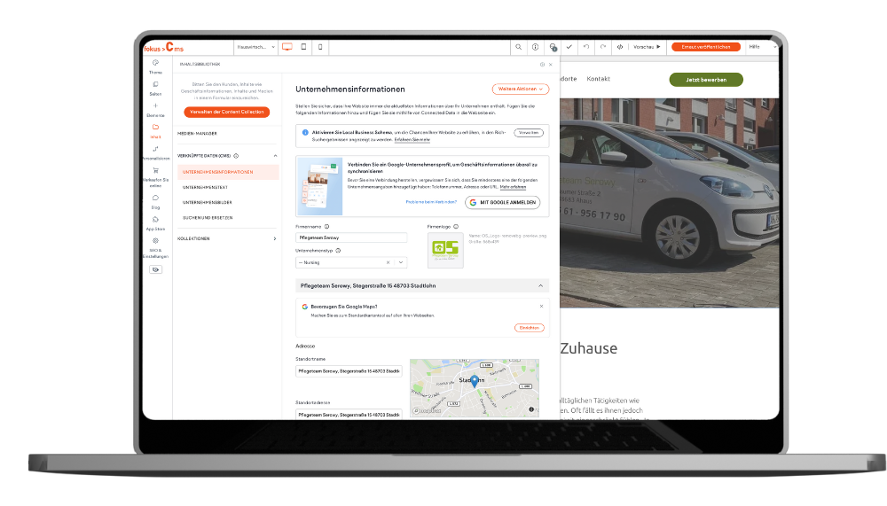 Website-Statistiken per Mail