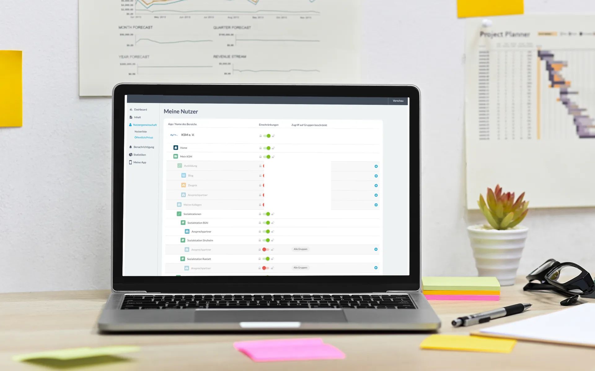 Interne Kommunikations-App