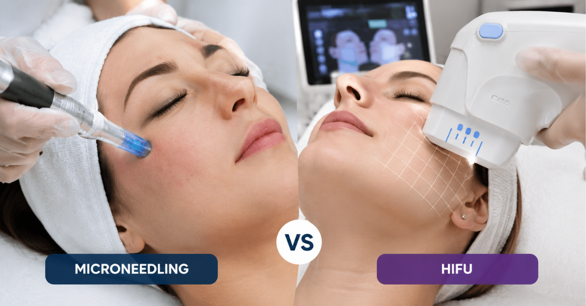 Microneedling vs HIFU | Which Treatment Should You Choose?