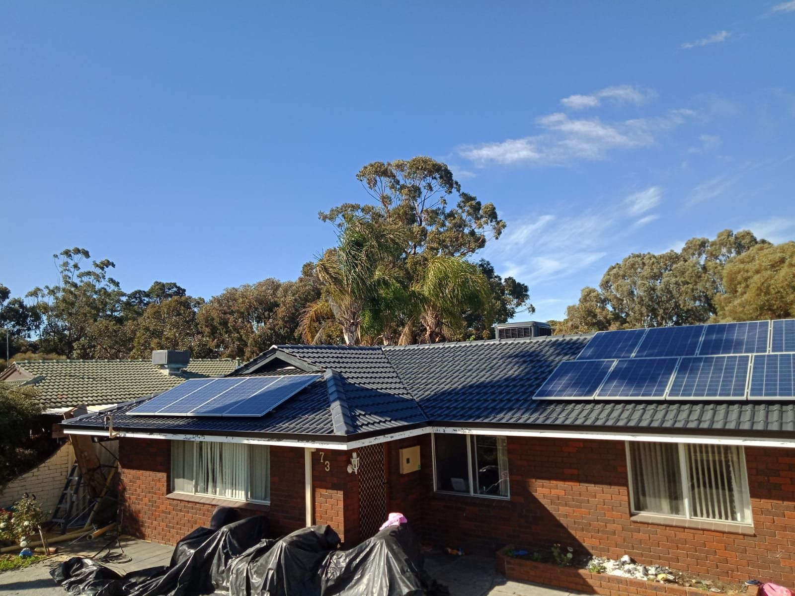 Roof with Solar — Thornlie, WA — Noble Roof Restoration & Repairs