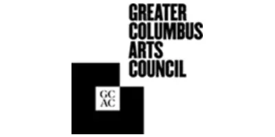 Greater Columbus Arts Council logo with black square and stacked text