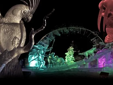 Ice Alaska one of the top attractions in Fairbanks Alaska