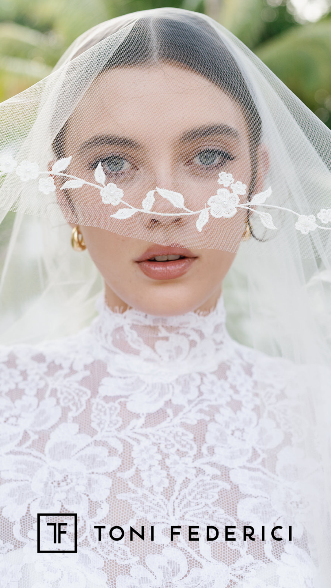 A poster for the Toni Federici trunk show event at house of luxe bridal atelier