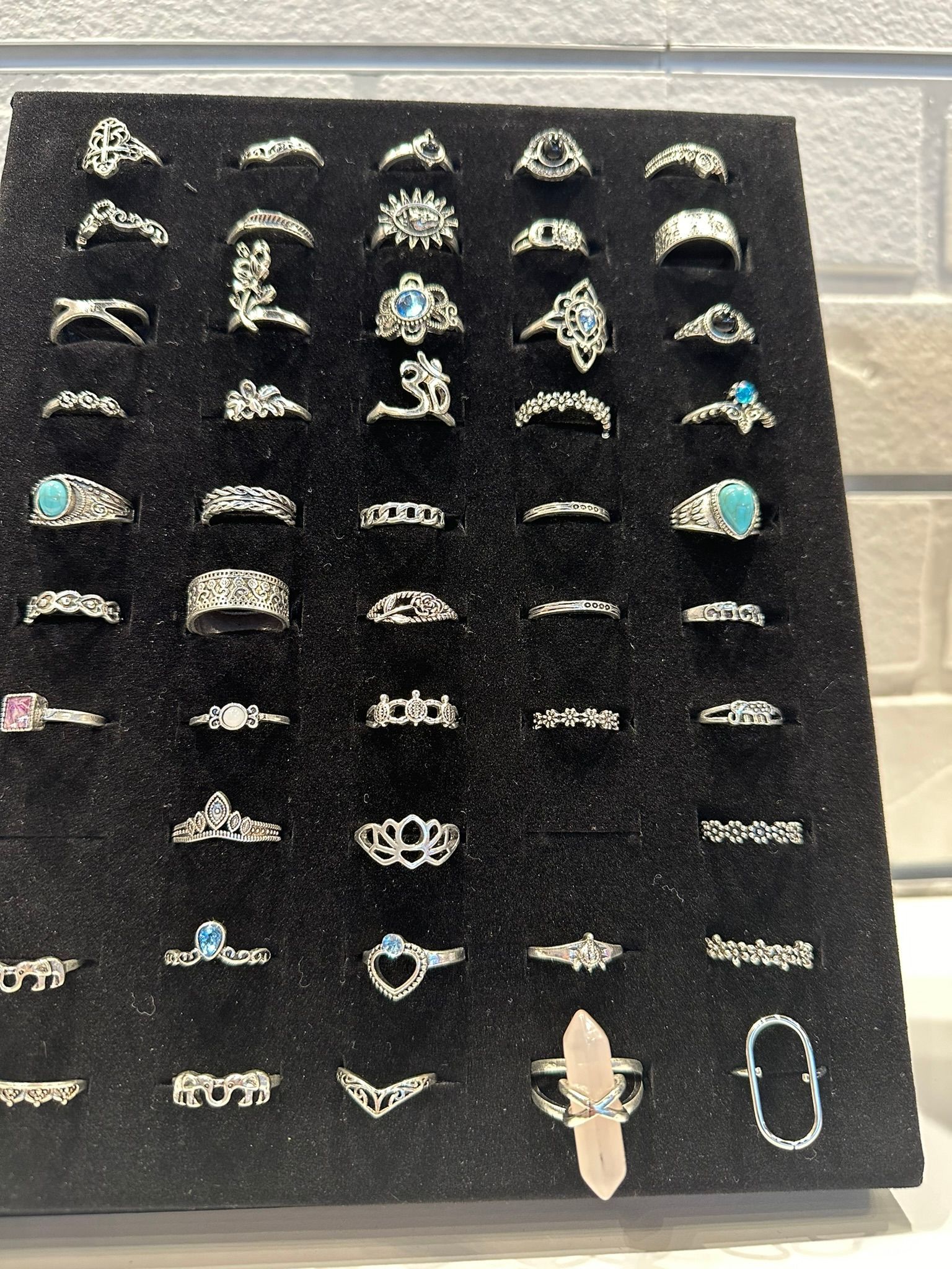 Rings and other jewelry at Elite Tanning & Spa