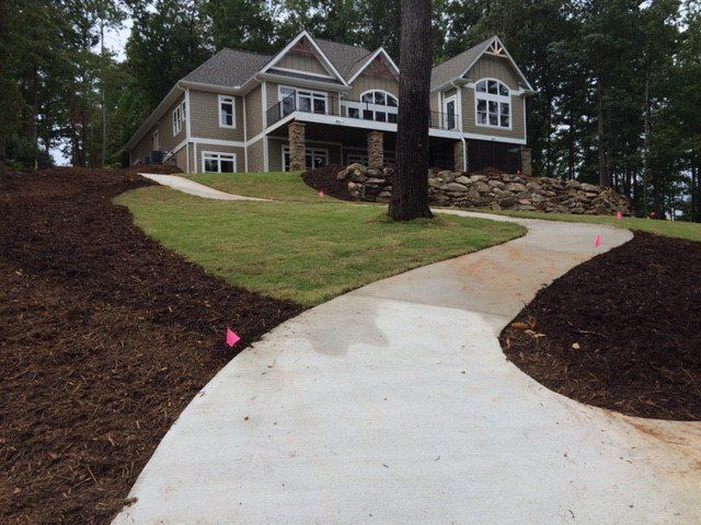 New Walkway Going to House — Seneca, SC — Sheriff Landscaping