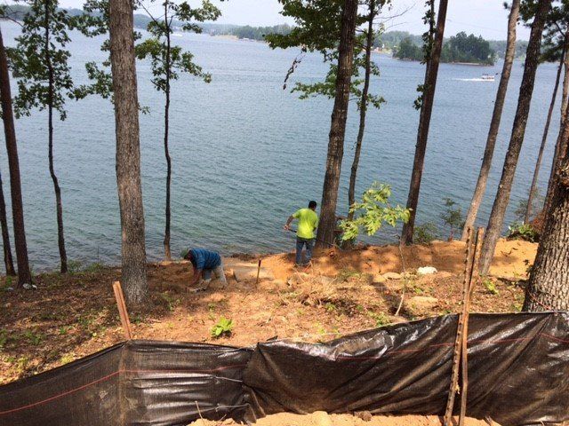 Ongoing Landscaping Near Lake — Seneca, SC — Sheriff Landscaping