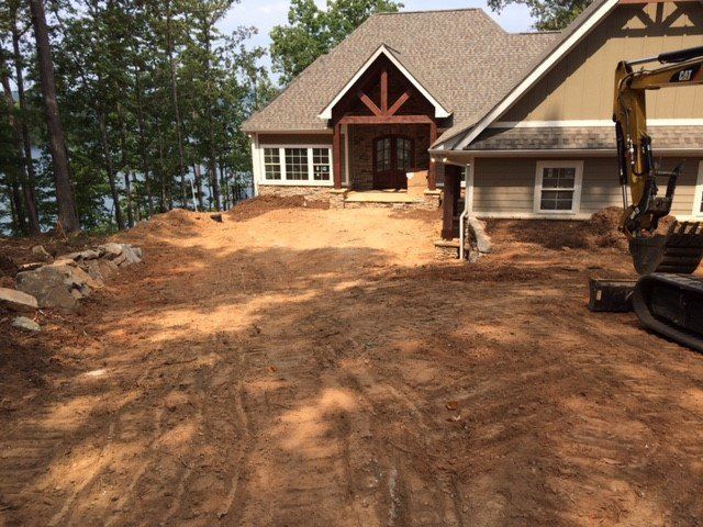 Clear Land Near the House — Seneca, SC — Sheriff Landscaping