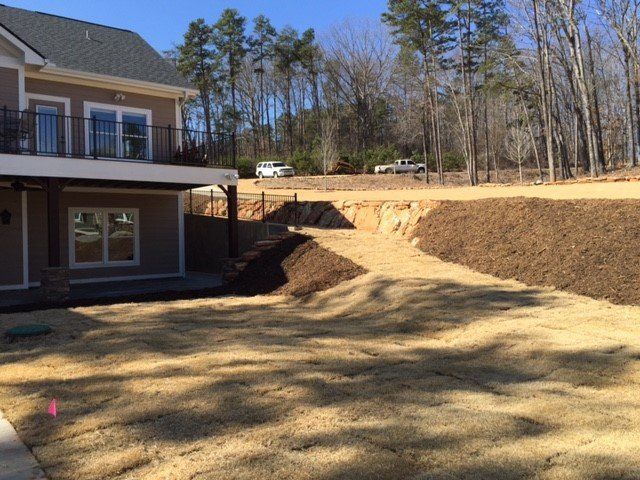 Front Yard and Pathway of the House — Seneca, SC — Sheriff Landscaping